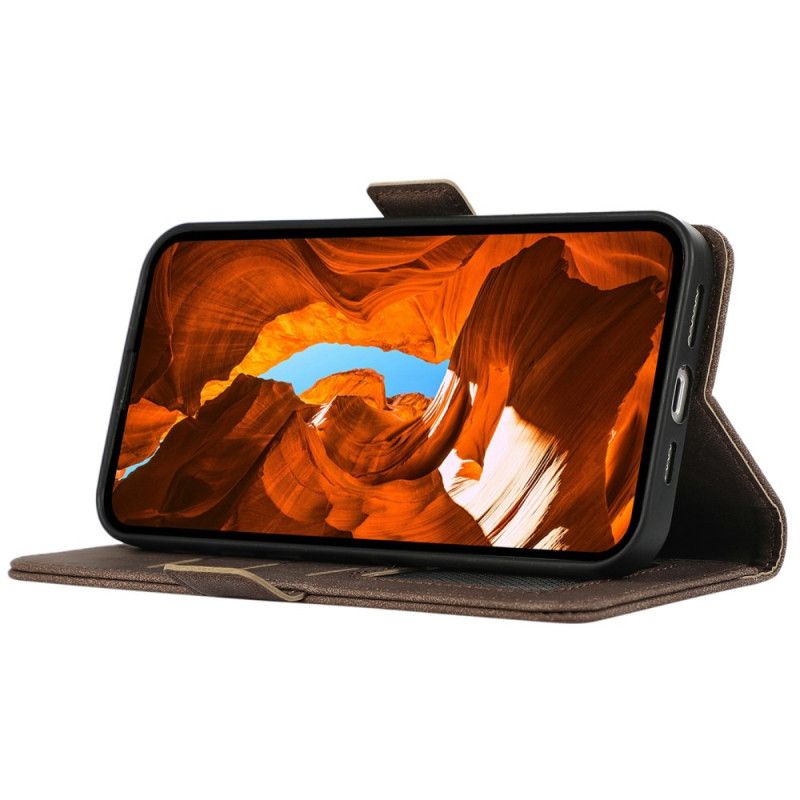 Kožený Kryt Xiaomi 15t Pro Abeel Rfid Peněženka