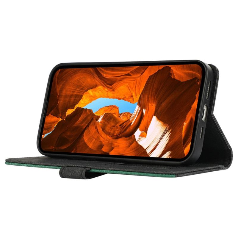 Kožený Kryt Xiaomi 15t Pro Dvoubarevný Abeel