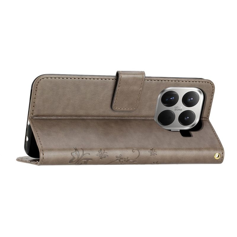 Kožený Kryt Xiaomi 15t Pro Malé Květiny