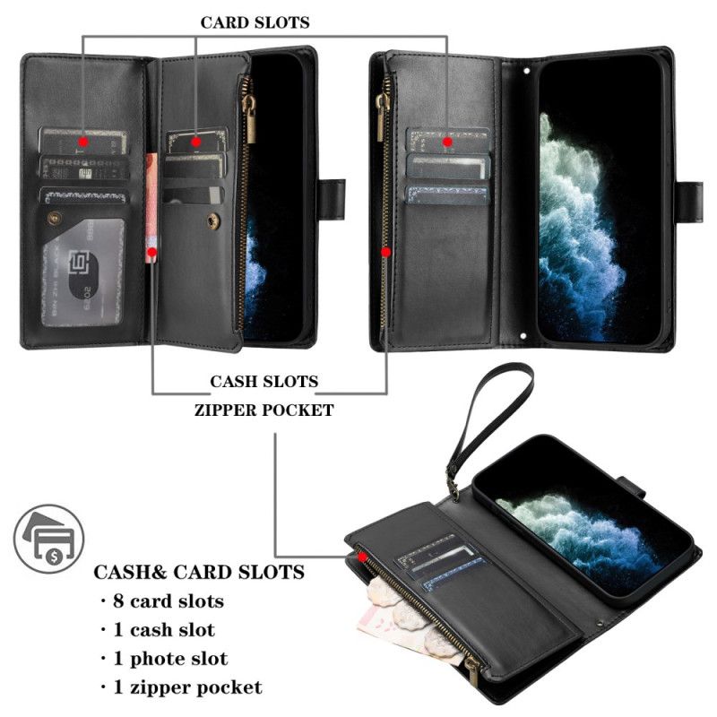 Kožený Kryt Xiaomi 15t Pro Peněženka S Koženým Efektem