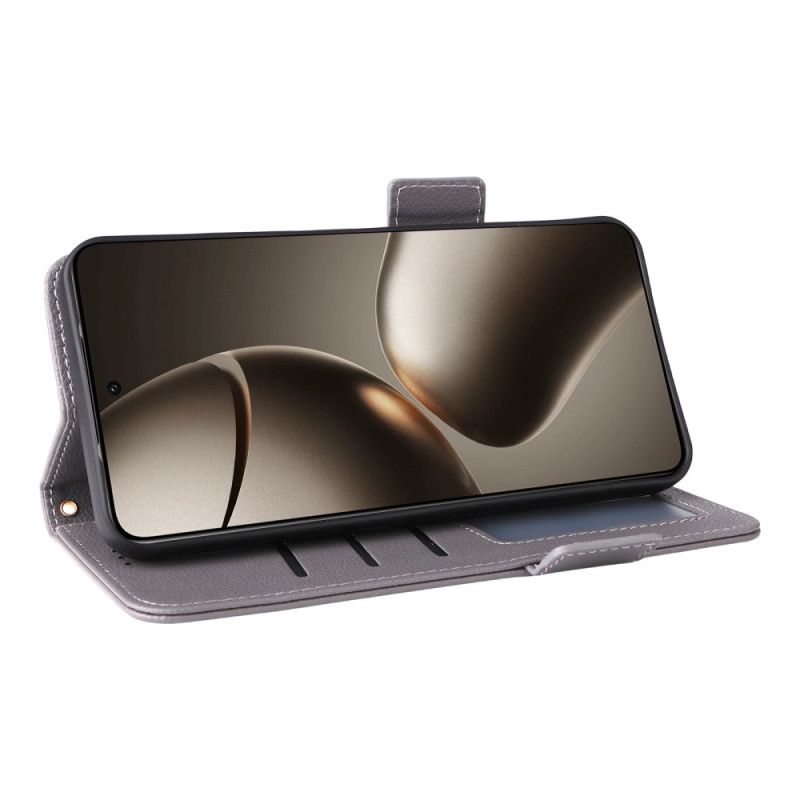 Kožený Kryt Xiaomi 15t Umělá Kůže S Popruhem