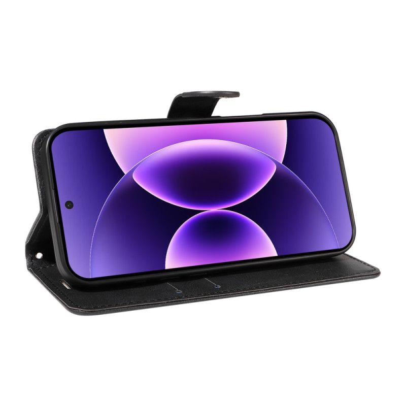 Kožený Kryt Xiaomi 17 Pro Efekt Obyčejné Kůže