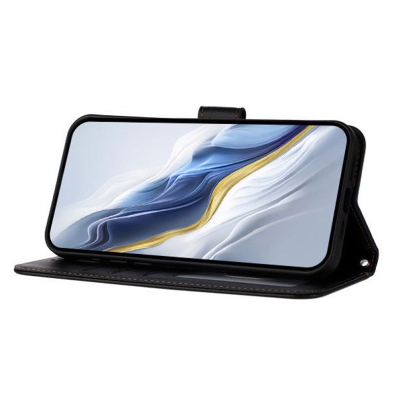 Kožený Kryt Xiaomi 17 Pro Max Efekt Obyčejné Kůže