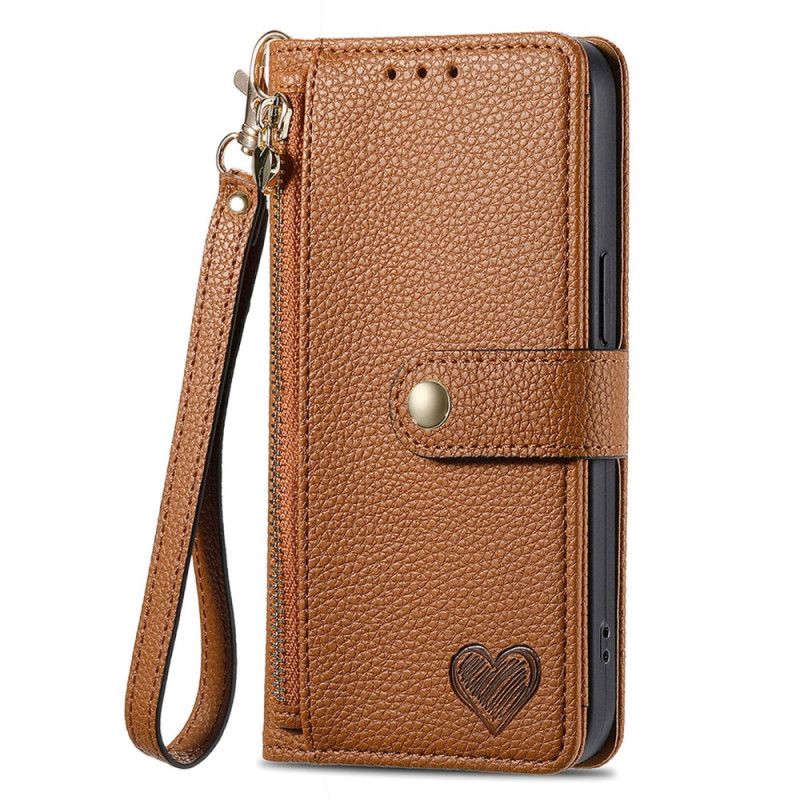 Kožený Kryt Xiaomi 17 Pro Max Peněženka Lásky