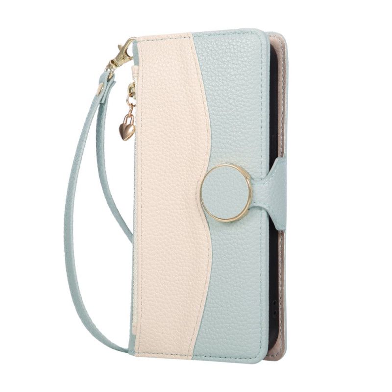 Kožený Kryt Xiaomi 17 Pro Max Překlápěcí Peněženka Se Zipem