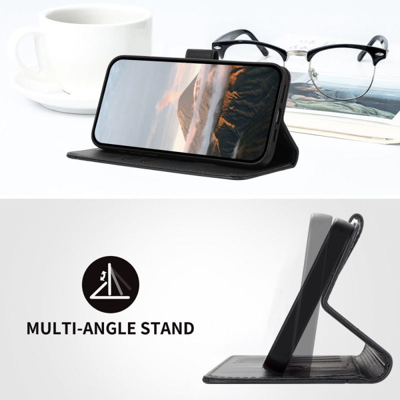 Kožený Kryt Xiaomi 17 Pro Max Trojúhelníkový Vzor