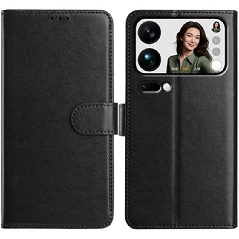 Kožený Kryt Xiaomi 17 Pro Peněženka S 8 Přihrádkami Na Karty