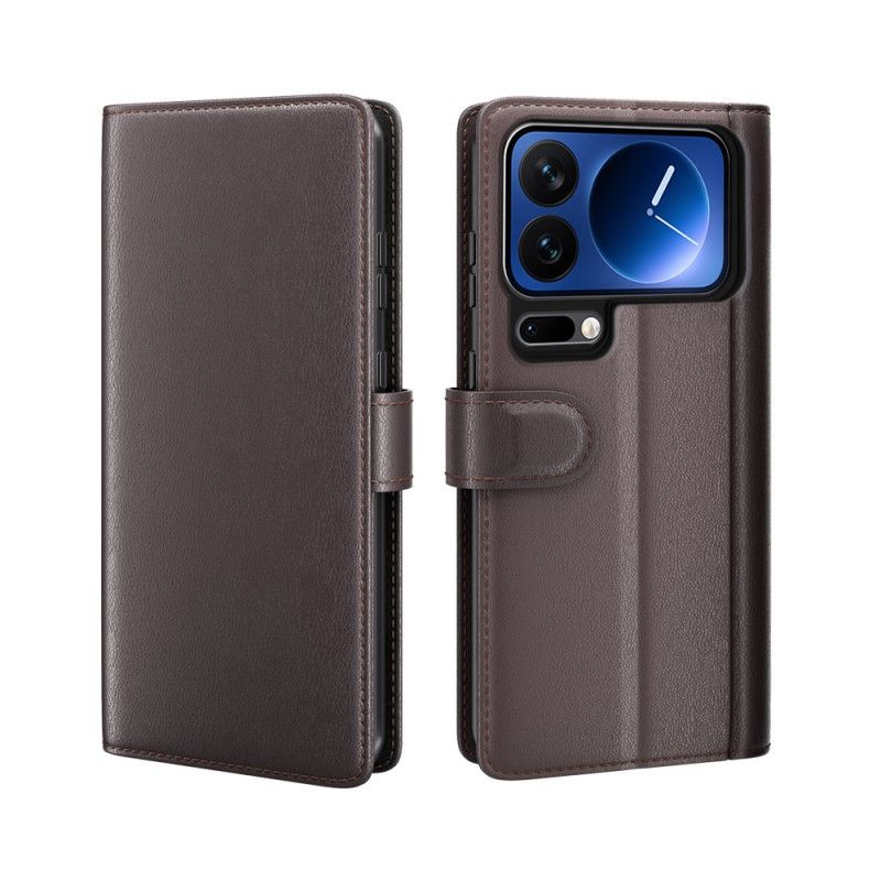 Kožený Kryt Xiaomi 17 Pro Pravá Kůže