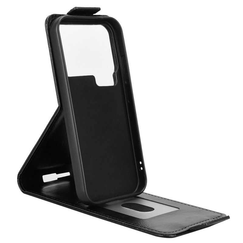 Kožený Kryt Xiaomi 17 Pro Svislá Klopa