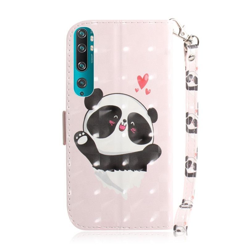 Kožený Kryt Xiaomi Mi 10 / 10 Pro Pásek Lásky Pandy