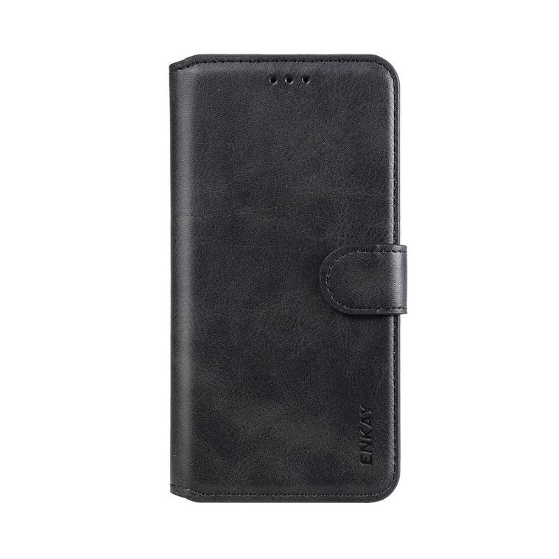 Kožený Kryt Xiaomi Mi Note 10 Lite Enkay Umělá Kůže