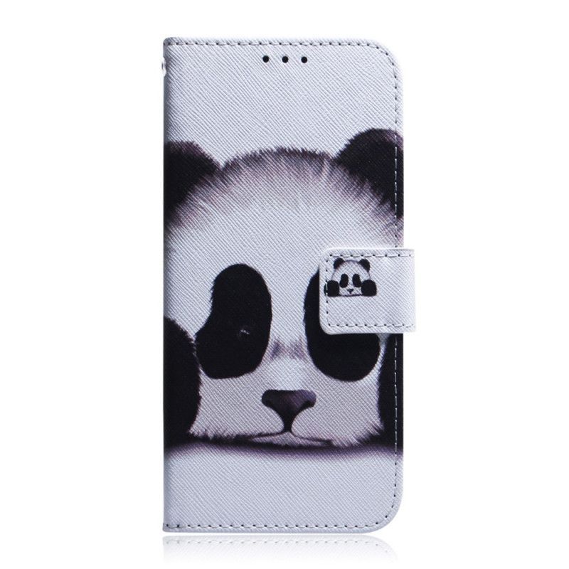 Kožený Kryt Xiaomi Mi Note 10 Lite Obličej Pandy