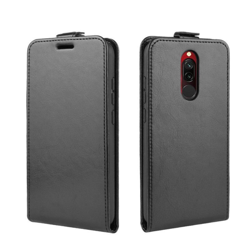Kožený Kryt Xiaomi Redmi 8 Efekt Skládací Kůže