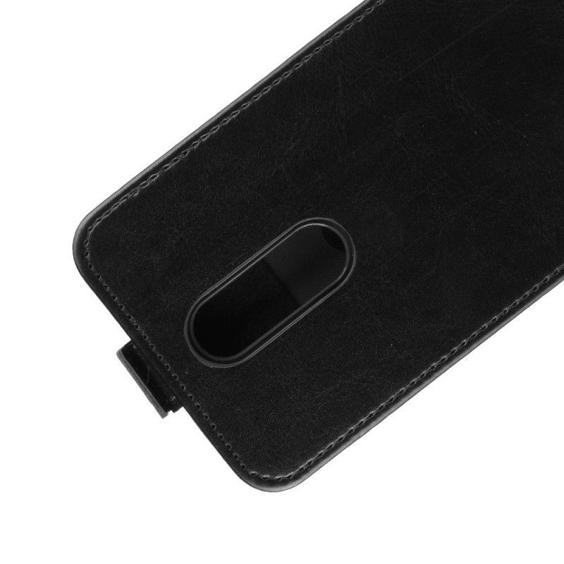 Kožený Kryt Xiaomi Redmi 8 Efekt Skládací Kůže