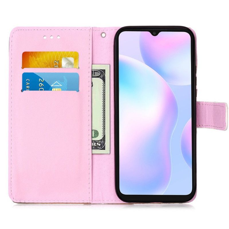 Kožený Kryt Xiaomi Redmi 9a Přítel Kocourka Ernesta