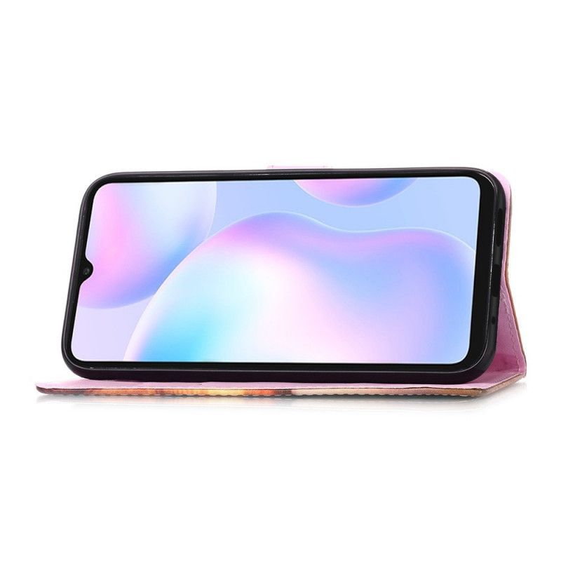 Kožený Kryt Xiaomi Redmi 9a Přítel Kocourka Ernesta