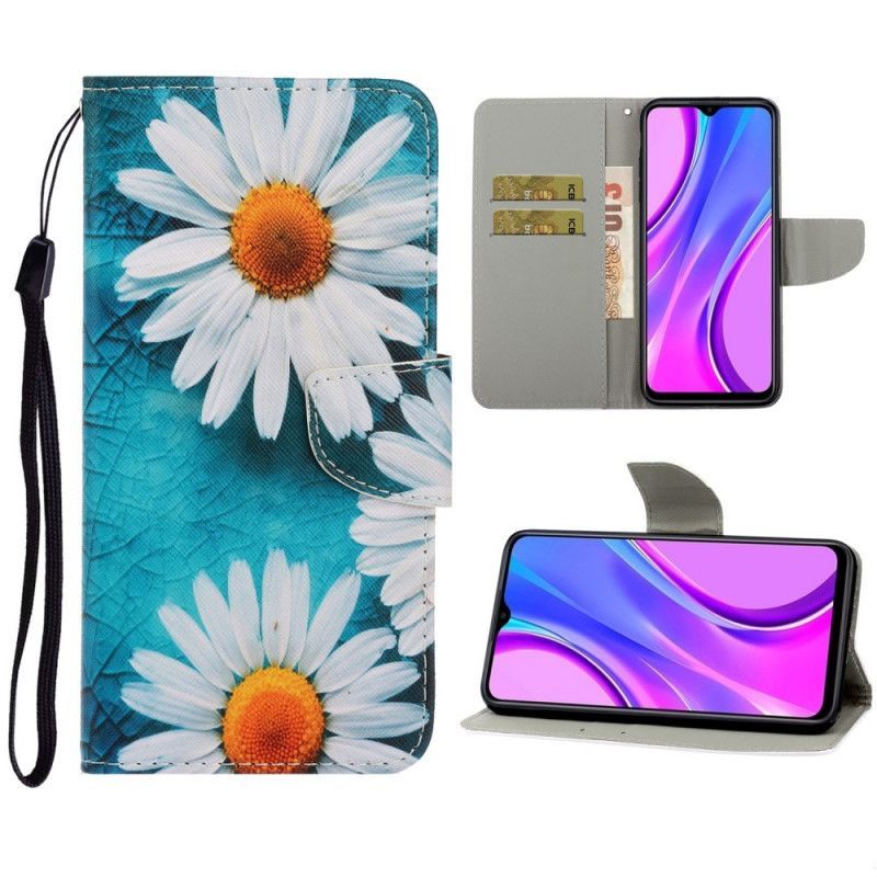 Kožený Kryt Xiaomi Redmi 9c Tanga Sedmikrásky
