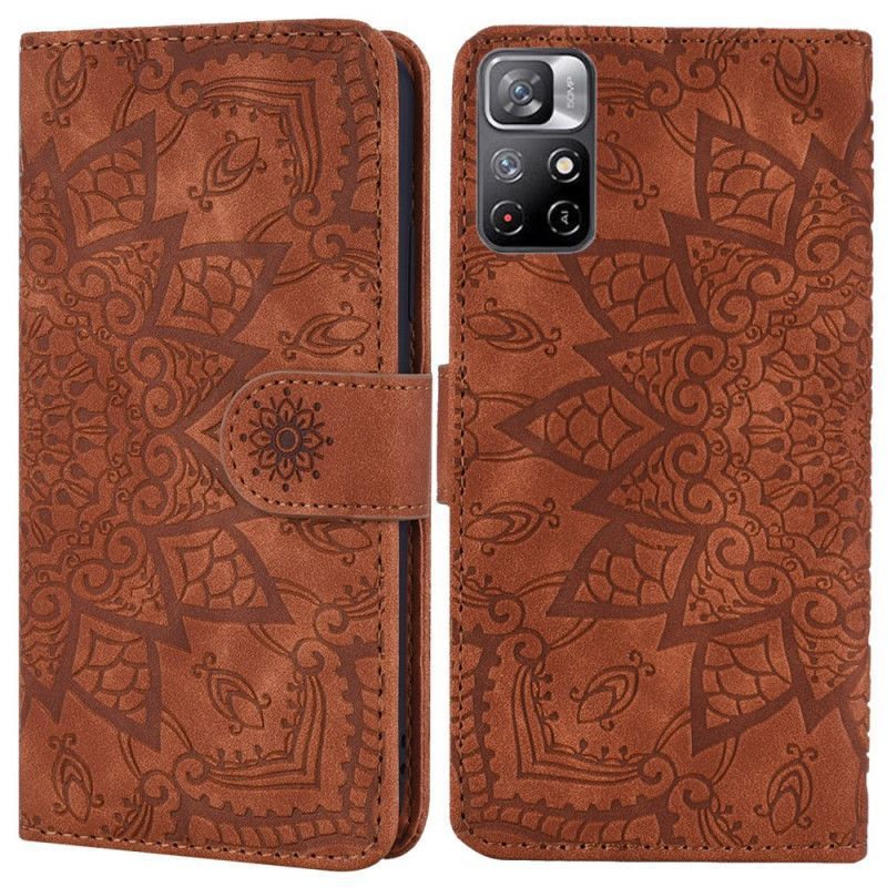 Kožený Kryt Xiaomi Redmi Note 11 / Poco M4 Pro 5g Barokní Mandala