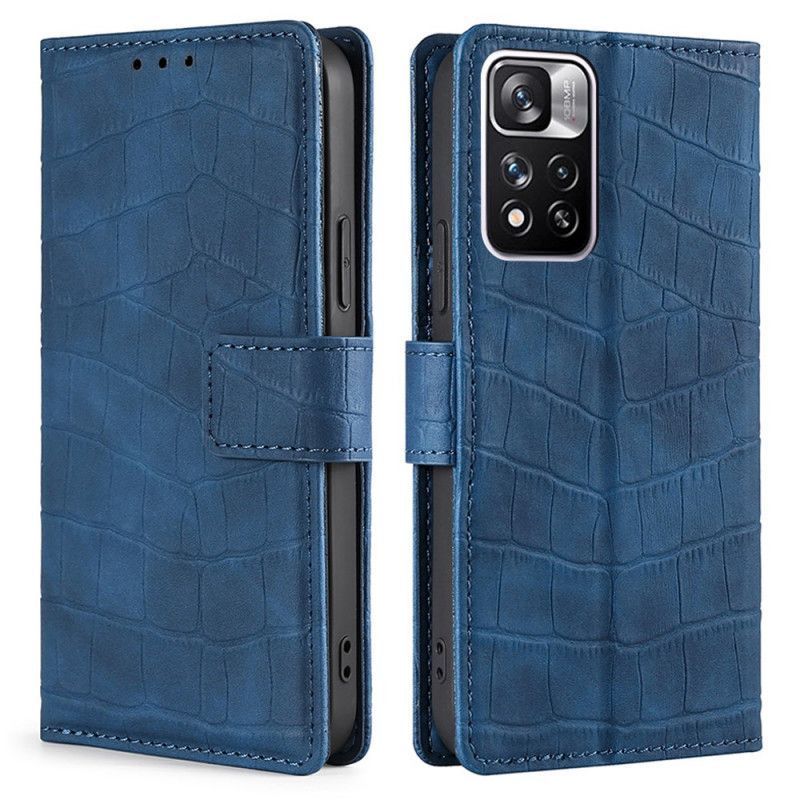 Kožený Kryt Xiaomi Redmi Note 11 Pro / Note 11 Pro Plus Dotek Krokodýlí Kůže