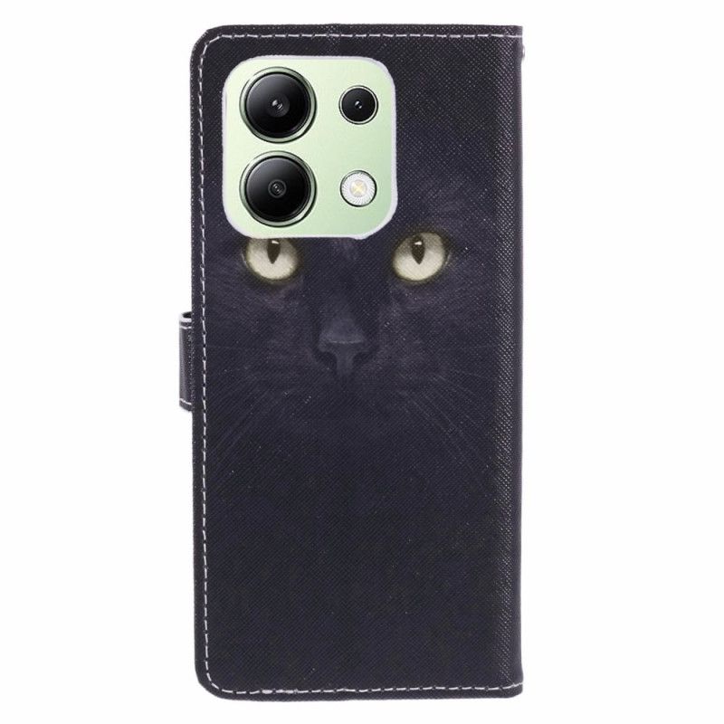 Kožený Kryt Xiaomi Redmi Note 13 4g Strappy Cat Eyes