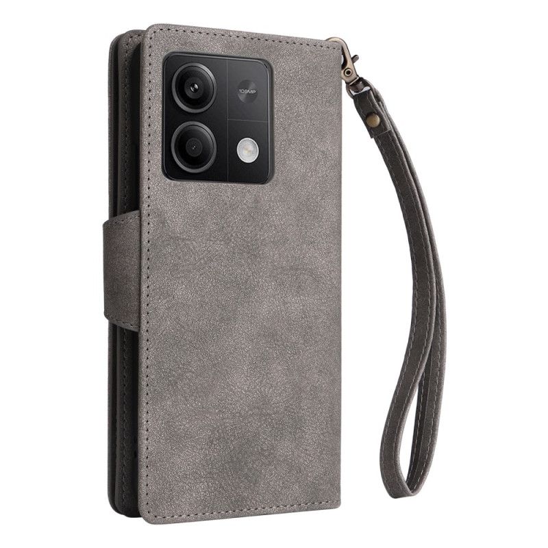 Kožený Kryt Xiaomi Redmi Note 13 5g Multifunkční