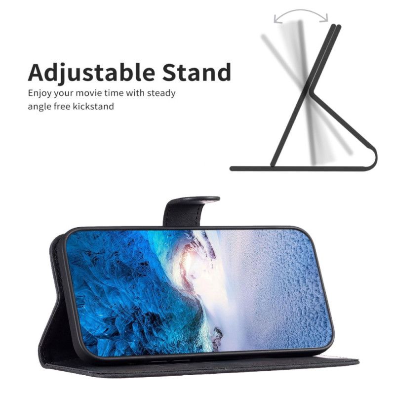 Kožený Kryt Xiaomi Redmi Note 13 Pro 4g Diamantový Vlys