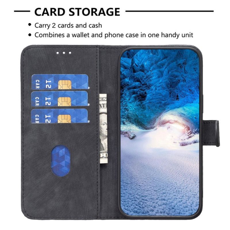 Kožený Kryt Xiaomi Redmi Note 13 Pro 4g Diamantový Vlys