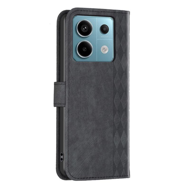 Kožený Kryt Xiaomi Redmi Note 13 Pro 4g Diamantový Vlys