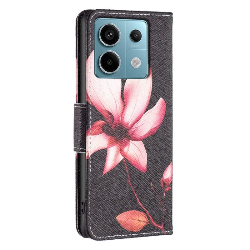 Kožený Kryt Xiaomi Redmi Note 13 Pro 4g Lotus