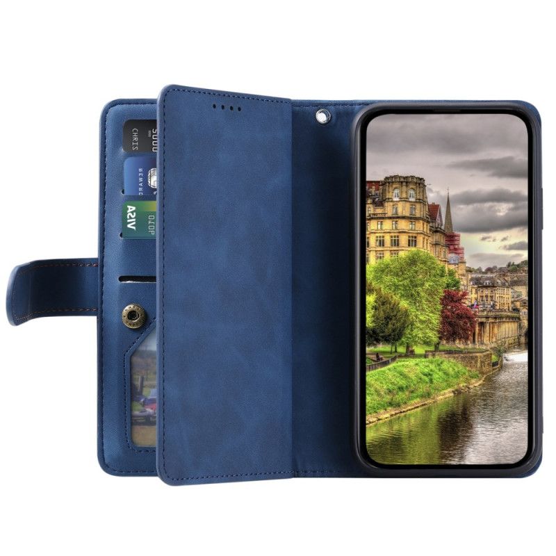 Kožený Kryt Xiaomi Redmi Note 13 Pro 4g Peněženka 9 Držitelů Karet