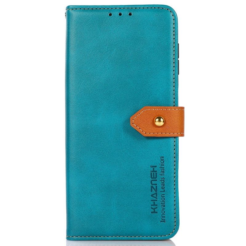 Kožený Kryt Xiaomi Redmi Note 13 Pro 4g Zlatá Spona Khazneh