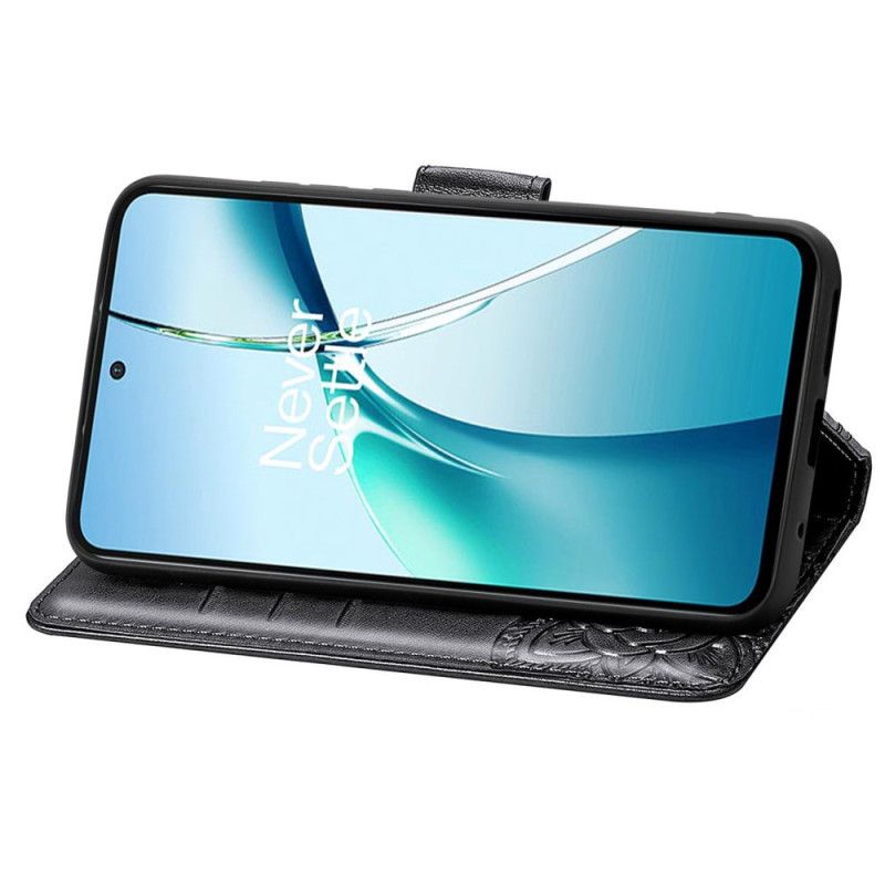 Kožený Kryt Xiaomi Redmi Note 14 4g Barokní Motýl