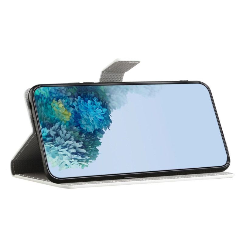 Kožený Kryt Xiaomi Redmi Note 14 4g Modrý Motýl