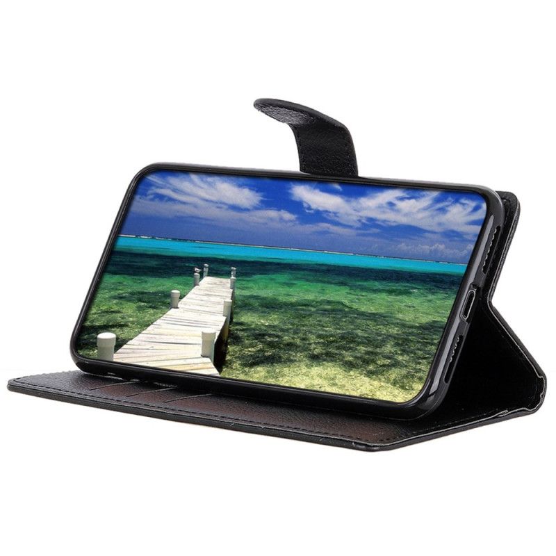 Kožený Kryt Xiaomi Redmi Note 14 4g Tradiční Umělá Kůže