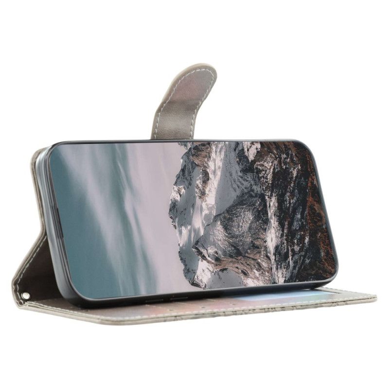 Kožený Kryt Xiaomi Redmi Note 14 5g Designová Mandala