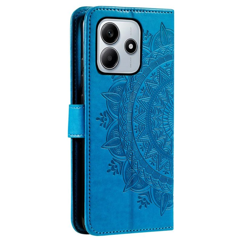 Kožený Kryt Xiaomi Redmi Note 14 5g Mandala Slunce