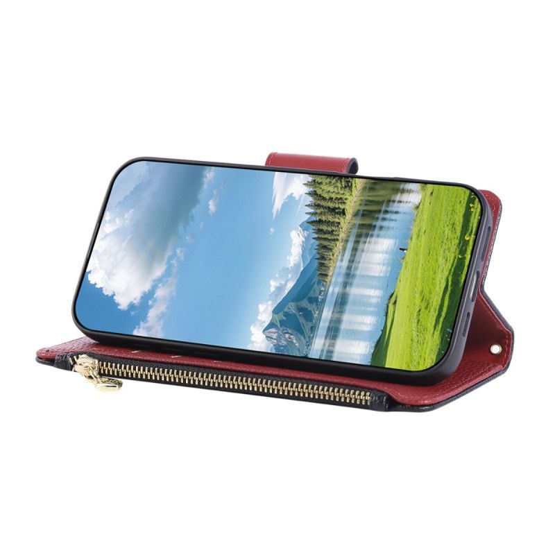 Kožený Kryt Xiaomi Redmi Note 14 5g Peněženka V Retro Stylu