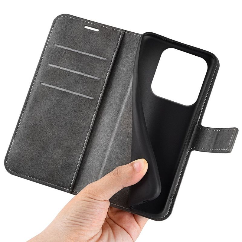 Kožený Kryt Xiaomi Redmi Note 14 5g Kožený Styl