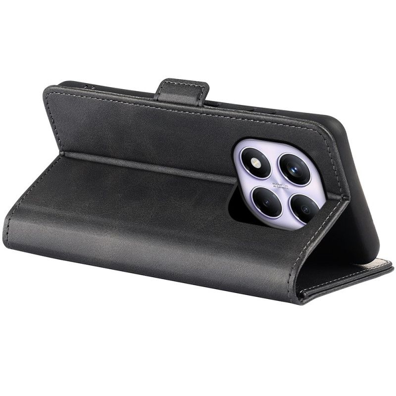 Kožený Kryt Xiaomi Redmi Note 14 Pro 4g Dvojitá Spona