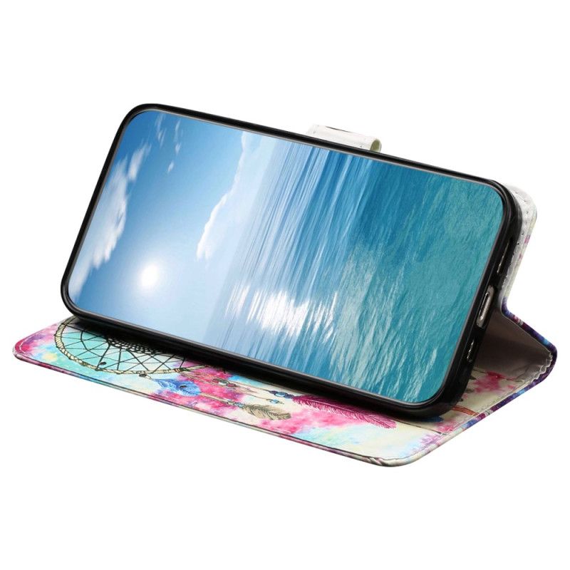 Kožený Kryt Xiaomi Redmi Note 14 Pro 4g Lapač Snů