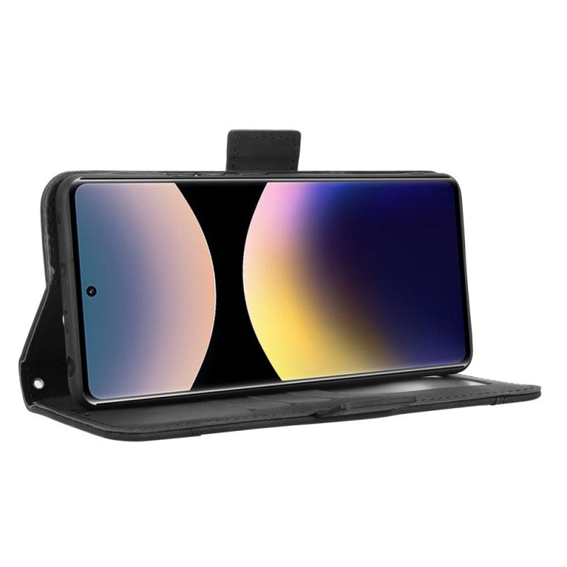 Kožený Kryt Xiaomi Redmi Note 14 Pro 4g Pouzdro Na Více Karet
