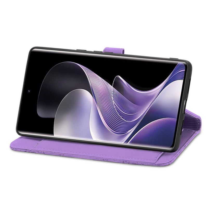 Kožený Kryt Xiaomi Redmi Note 14 Pro 4g Semišová Krajka Efekt