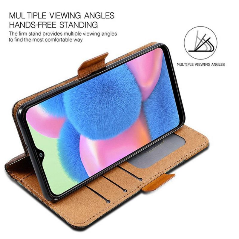 Kožený Kryt Xiaomi Redmi Note 14 Pro 5g Dvoubarevný Design