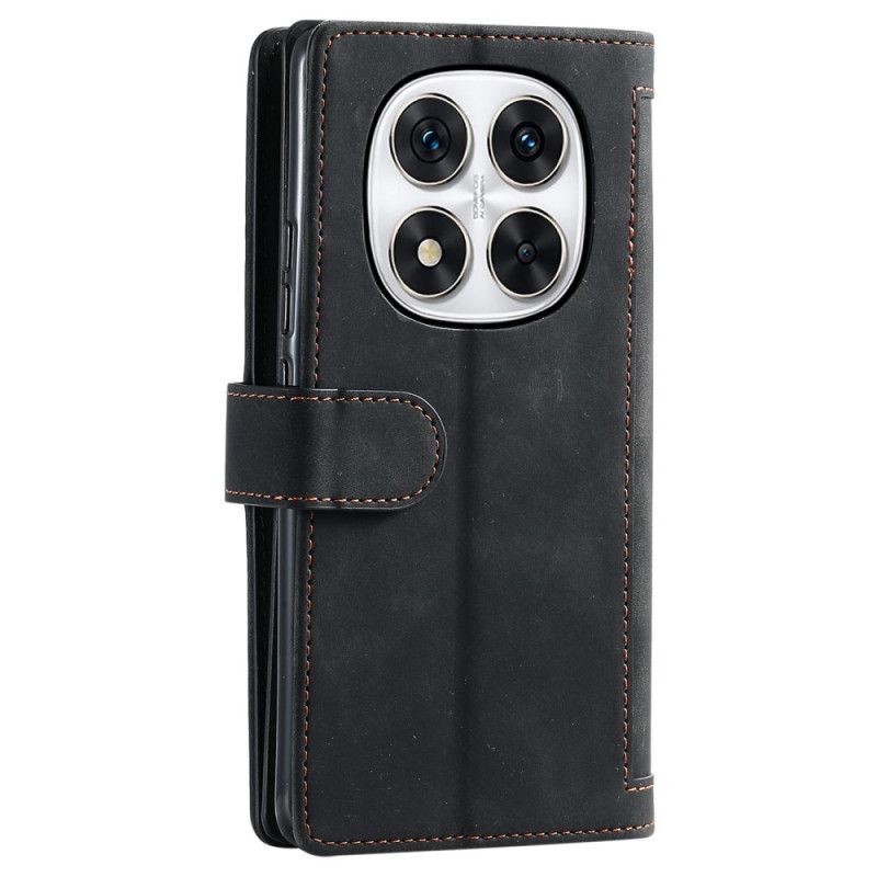 Kožený Kryt Xiaomi Redmi Note 14 Pro 5g Pouzdro Na Karty