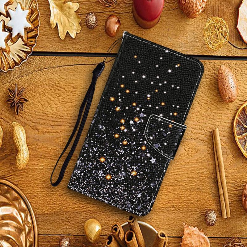 Kožený Kryt Xiaomi Redmi Note 14 Pro Plus 5g Černý Pentagram