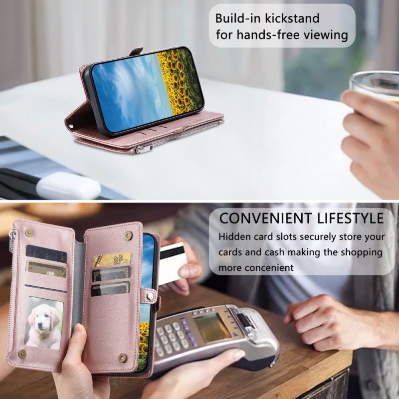 Kožený Kryt Xiaomi Redmi Note 14 Pro Plus 5g Peněženka A Pásek