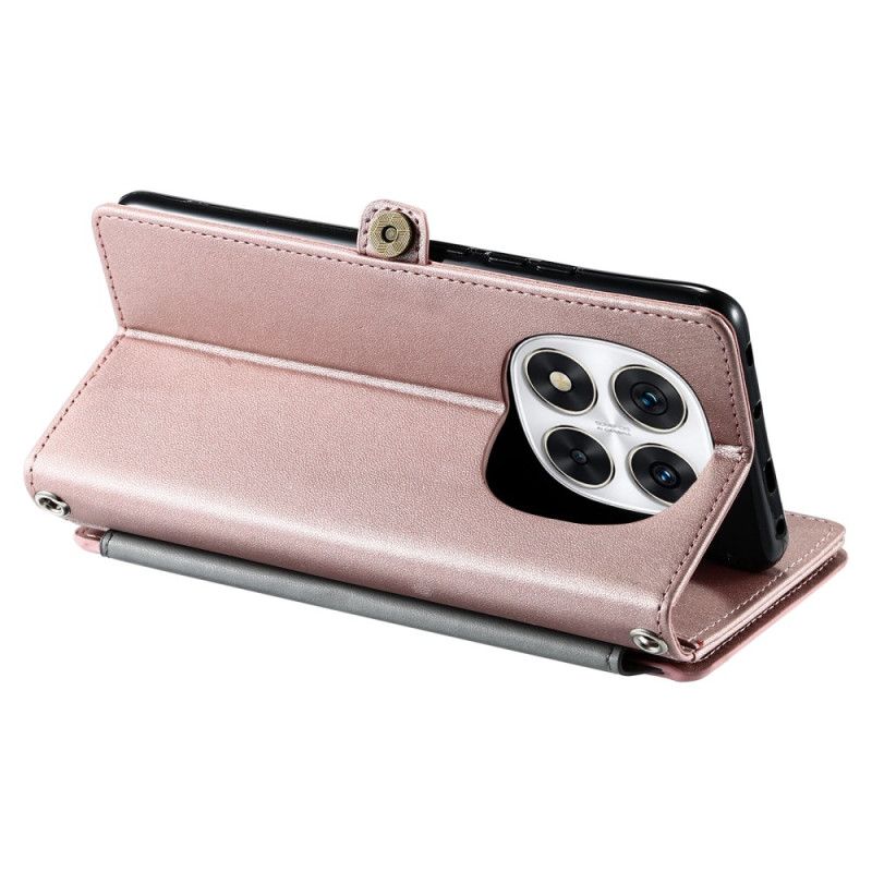 Kožený Kryt Xiaomi Redmi Note 14 Pro Plus 5g Peněženka A Pásek