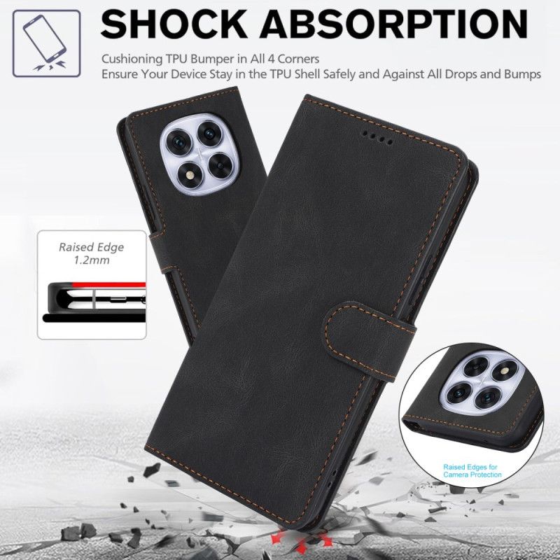 Kožený Kryt Xiaomi Redmi Note 14 Pro Plus 5g S Peněženkou A Stojánkem