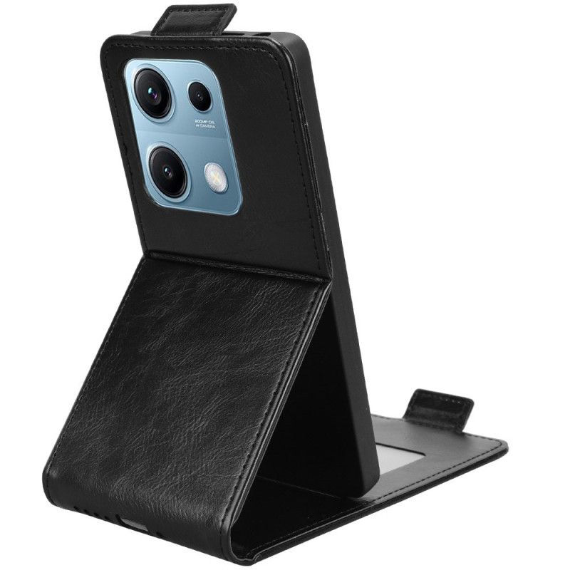 Kožený Kryt Xiaomi Redmi Note 14s Design S Vertikální Klopou