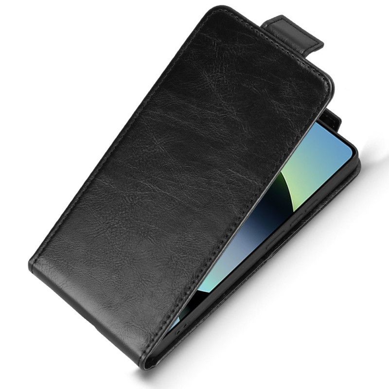 Kožený Kryt Xiaomi Redmi Note 14s Design S Vertikální Klopou